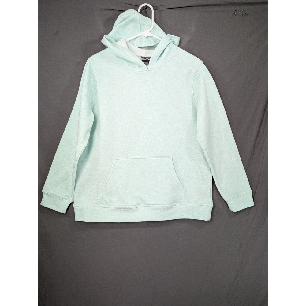 32 Degrees Cool Womens Mint Green Heathered Pullover Hoodie Large 7520